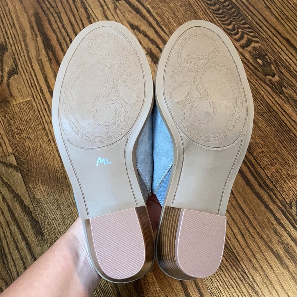 Cloudwalkers Penny Perforated Slides Gray 9W - Picture 9 of 11